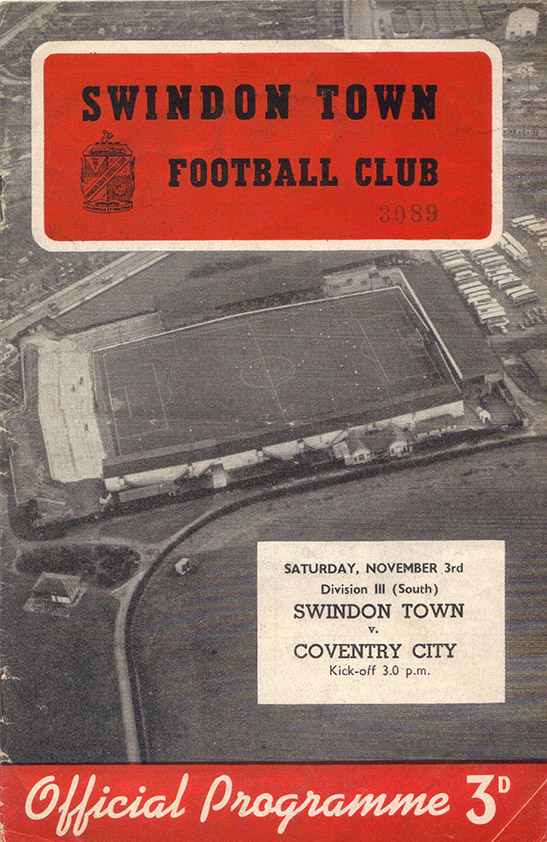 <b>Saturday, November 3, 1956</b><br />vs. Coventry City (Home)